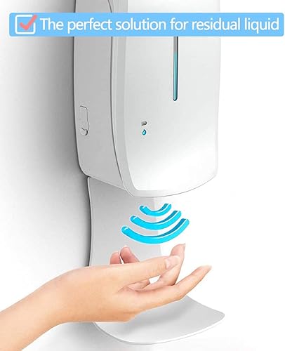 Cotn - Bandeja de goteo para dispensador de jabón ACotn para dispensador automático, montaje en pared y dispensador de desinfectante de manos,