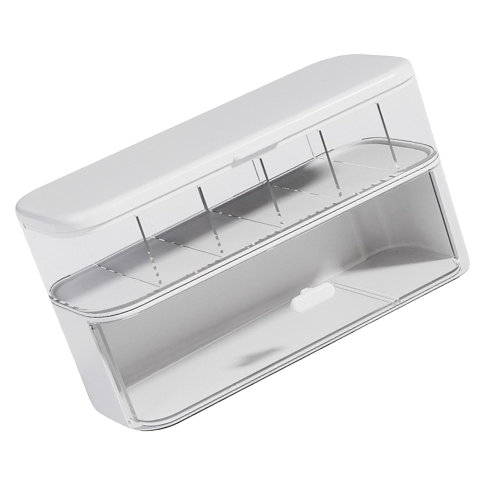Woedpez Layer Cable Organiser Box with Compartments Chargers Storage Solution Cord Organization Case for or Home Cord Organiser