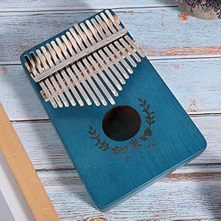Tomantery Kalimba, Artisanat Portable en Acajou 17 clés Kalimba gravées au en Acier minéral pour débutant pour… – Image 3