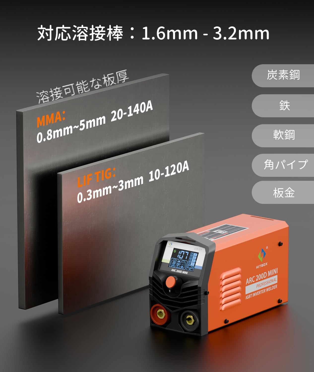 Welding rod compatibility and plate thickness guide