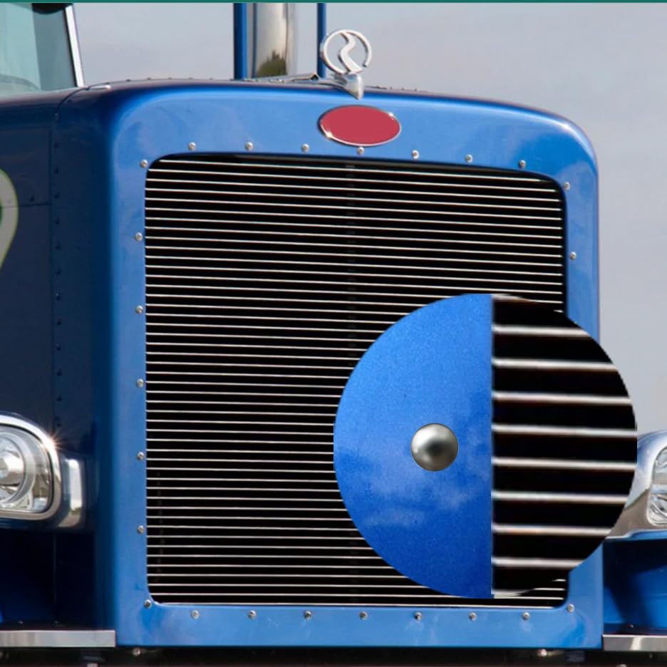 3/16" Rivet Kit for Peterbilt 379 Huck and Collars - Replace MGP98T-R6-10G,MGCS-R6U-Pack of 100 Medium Flange Collars