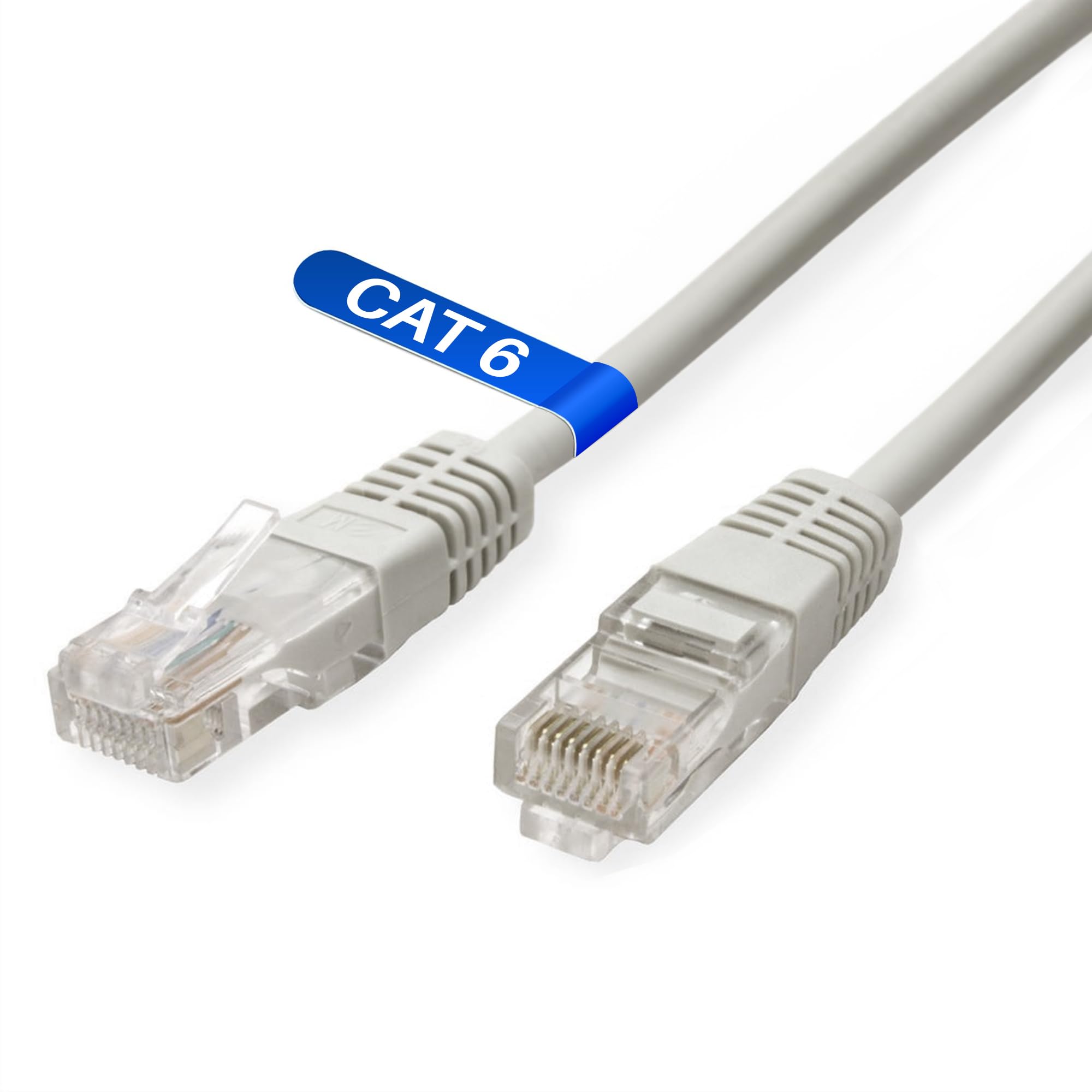 ATLANTIS Cavo Ethernet Cat 6 FTP 10 m, Cavo LAN di Rete, schermato. Connettori RJ45 pressofusi.