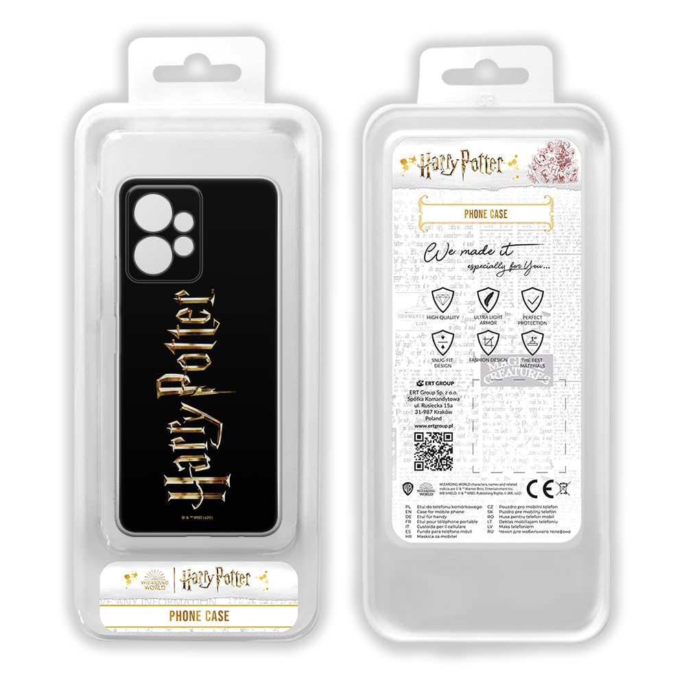 Ert Group custodia per cellulare per Xiaomi REDMI NOTE 9 originale e con licenza ufficiale Harry Potter, modello 024 adattato in modo ottimale alla forma dello smartphone, parzialmente trasparente