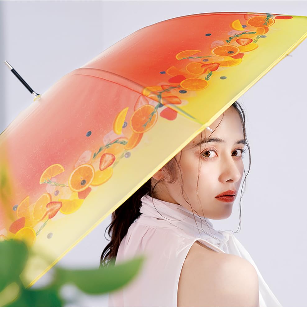 Amazon.co.jp: ビコーズ 長傘 クリアアンブレラ/リプトン フルーツイン