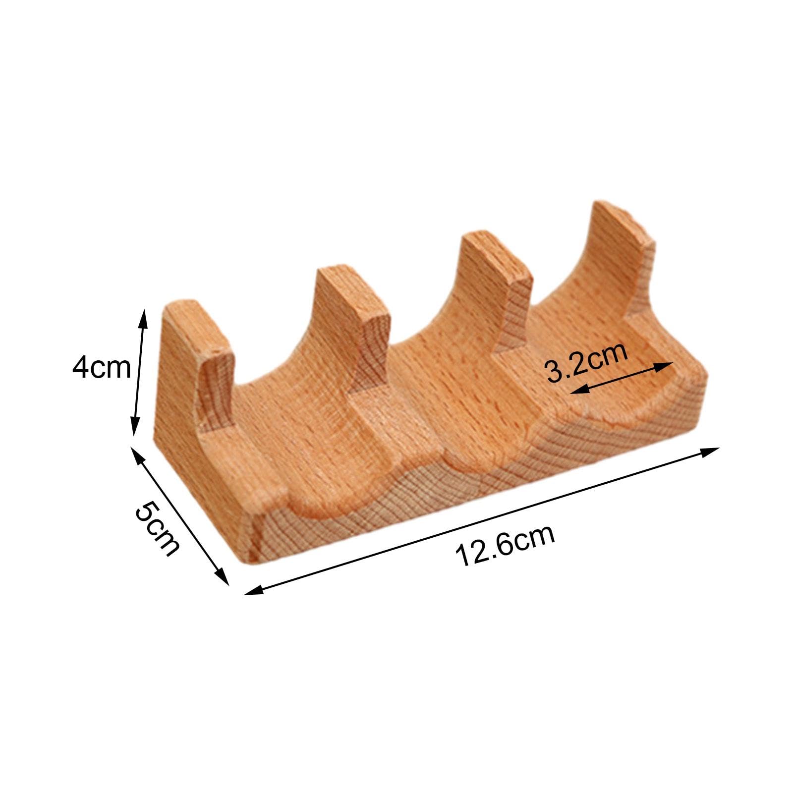 ?????? Wood Sushi Tacos Holder Tray Plates Serving Dish Divider Accessories Taco Rack for Party Kitchen Table Gatherings Desktop , C
