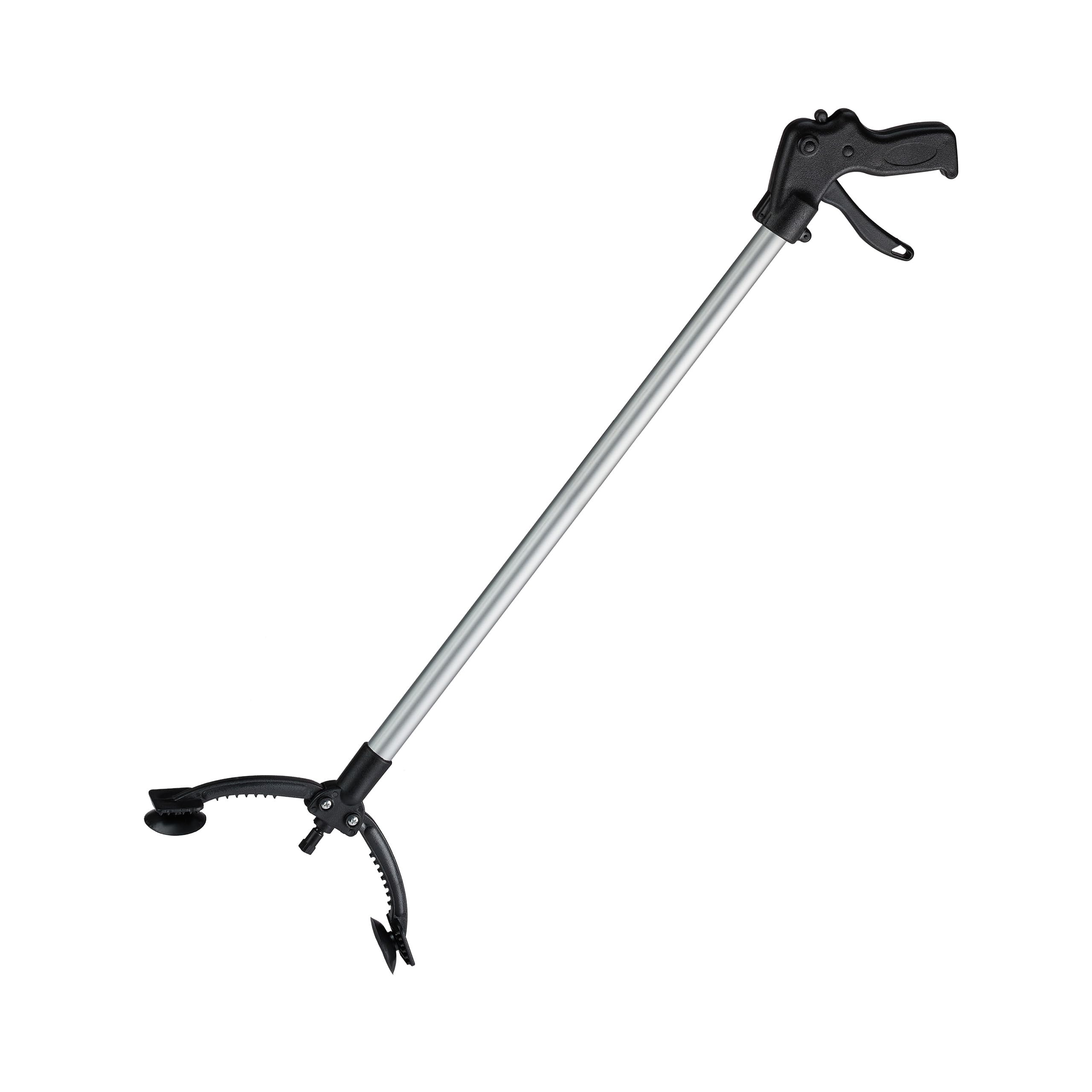 Relaxdays Szczypce chwytakowe 88 cm aluminium czarny srebrny