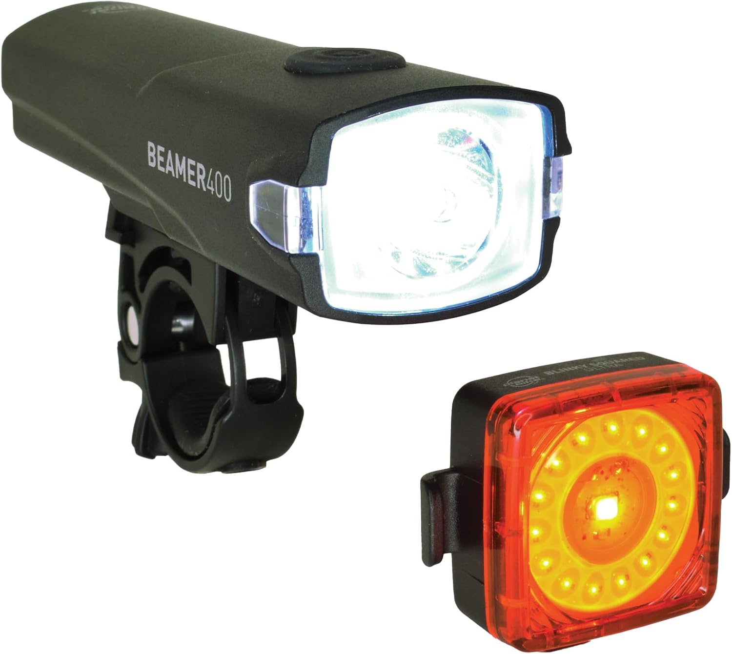 Planet Bike Beamer 400 and Blinky Squared Ultra Bike Light Set