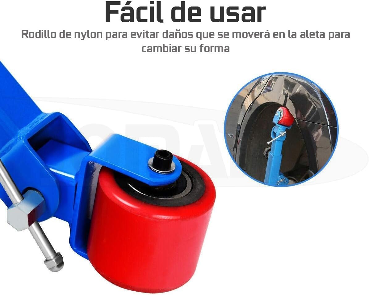 Herramienta Para agrandar paso de ruedas, Reparar Guardabarros y ensanchar aletas Fender Rodillo, Con Anillos de Distancia, para pasos de ruedas y aletas de Coches