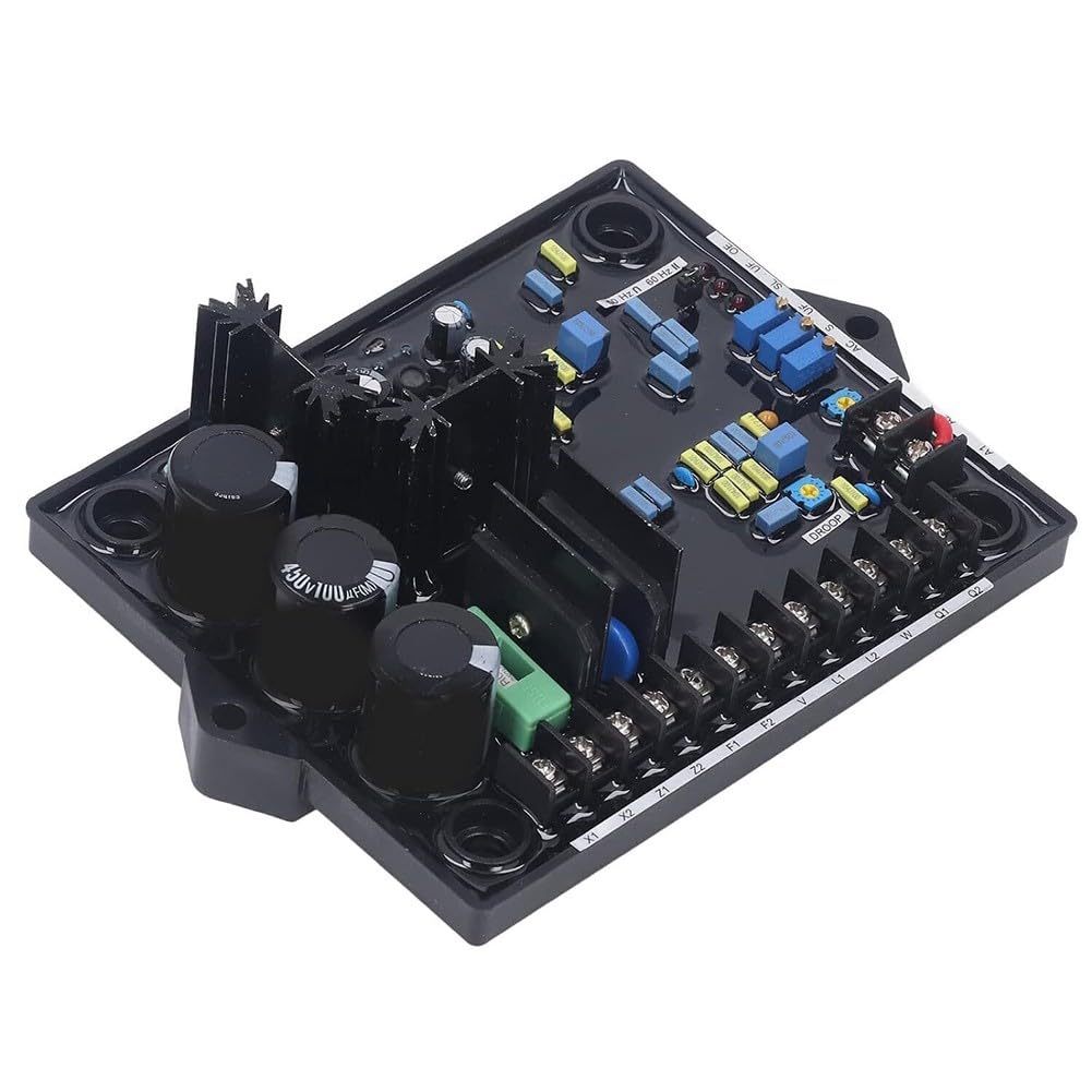Regulador de voltaje del generador automático AVR R180 para generadores sin escobillas con para pmg, voltaje de entrada de 180-530 V, controlado por PID para funcionamiento en paralelo, carcasa de
