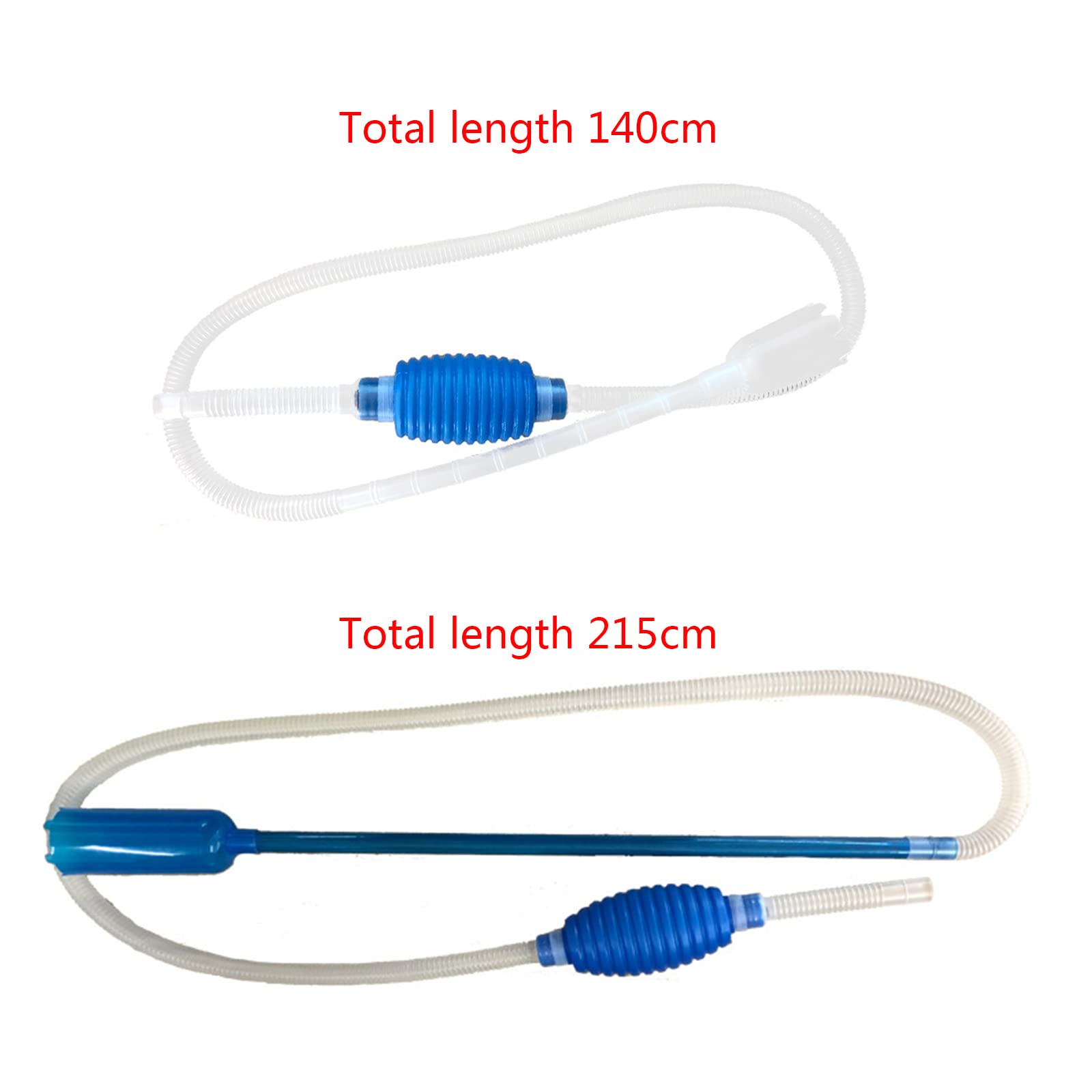 JONbinbkl Aquarium Water Change Fish for Gravels Cleaner with Long Hose Water Changer Maintenance Tool for Small F