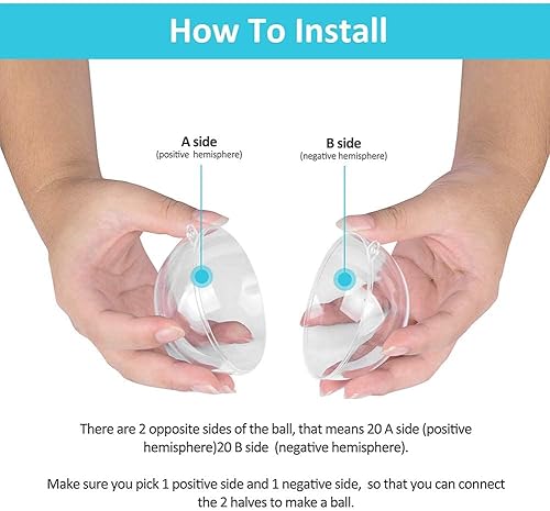 Miniatura 2 de 20 adornos de Navidad transparentes, bolas de adornos rellenables de plástico transparente, adornos de Navidad, para Navidad, regalo de Año Nuevo,