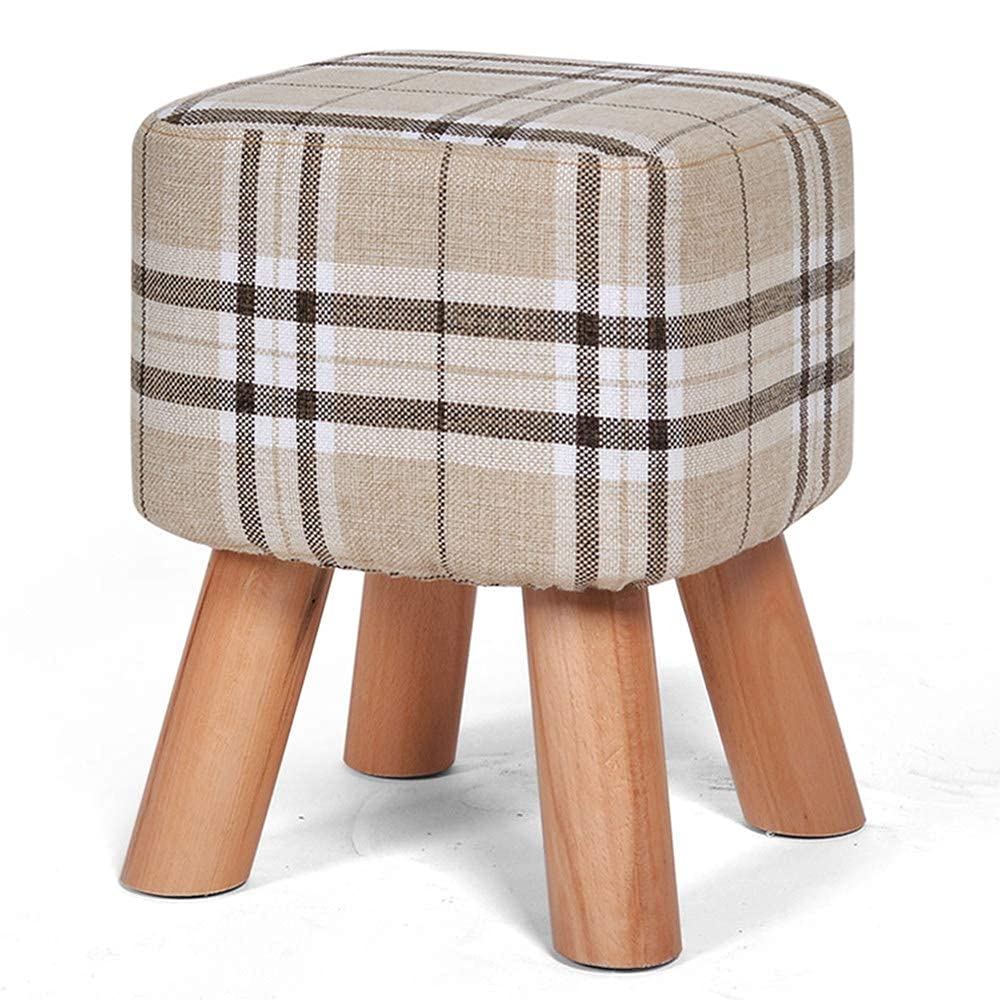 Chaise de vanité stable 150kg tabouret de salle à manger bois massif durable
