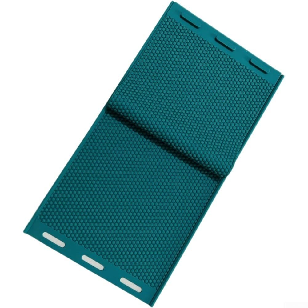 Lot de 2 feuilles de cire d'abeille en silicone pour apiculteurs professionnels et amateurs - 43,5 x 22,5 cm - Orange
