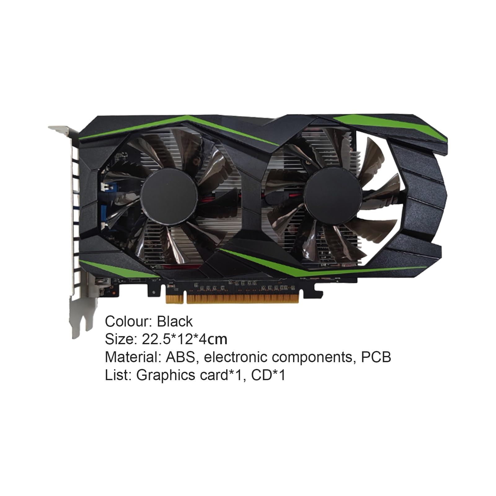 GTX1050TI karta graficzna niezależne szybkie rozpraszanie ciepła wielointerfejsowe 4 GB przepływające powietrze karty graficzne PC do biura czarna