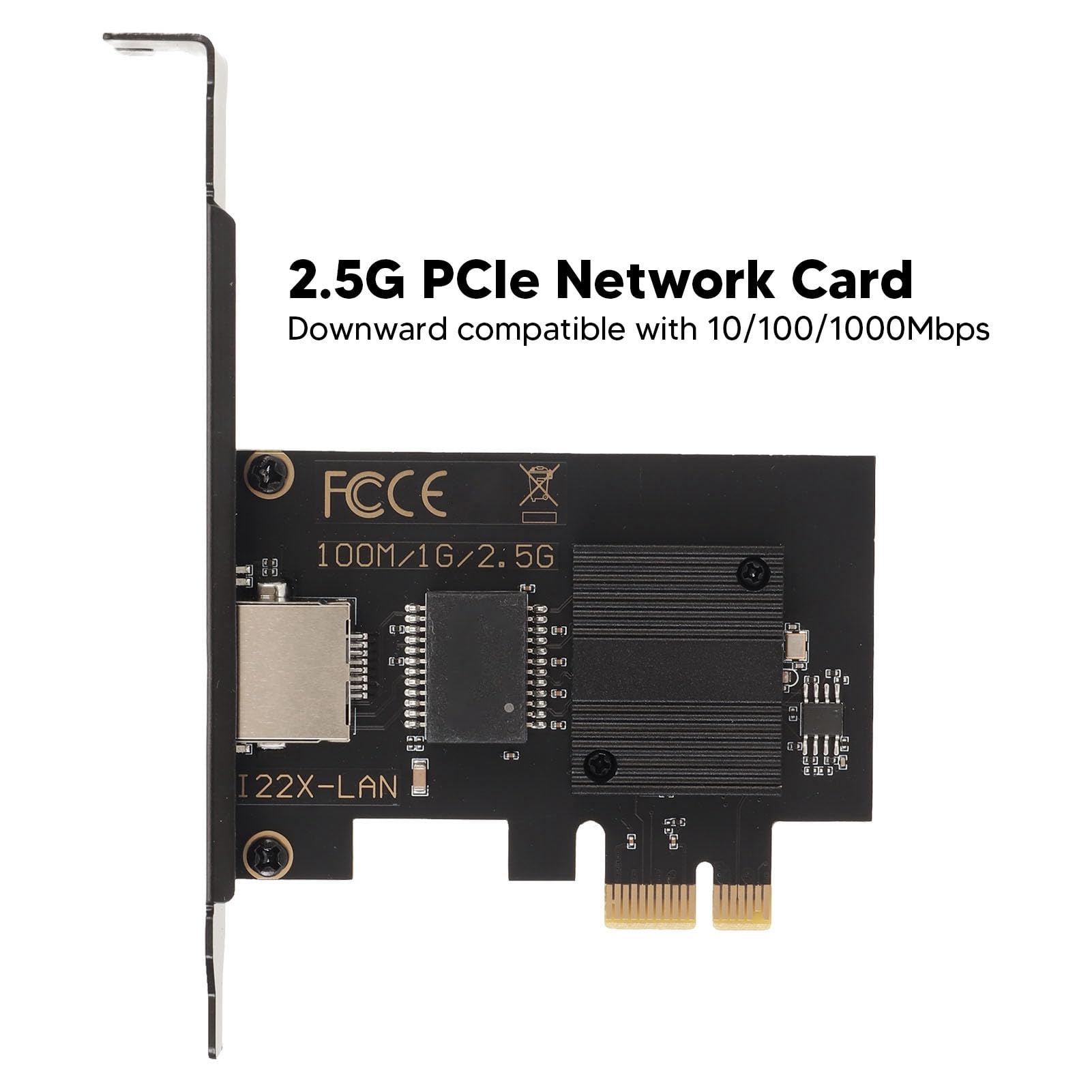 Luocute Scheda di Rete PCIe, con Chip I226 V