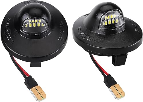 Miniatura 4 de 2 luces LED para placa de matrícula compatibles con Ford F150 F250 F350 Super Duty Ranger Explorer Bronco Excursion Expedition Full LED Placa Luz de