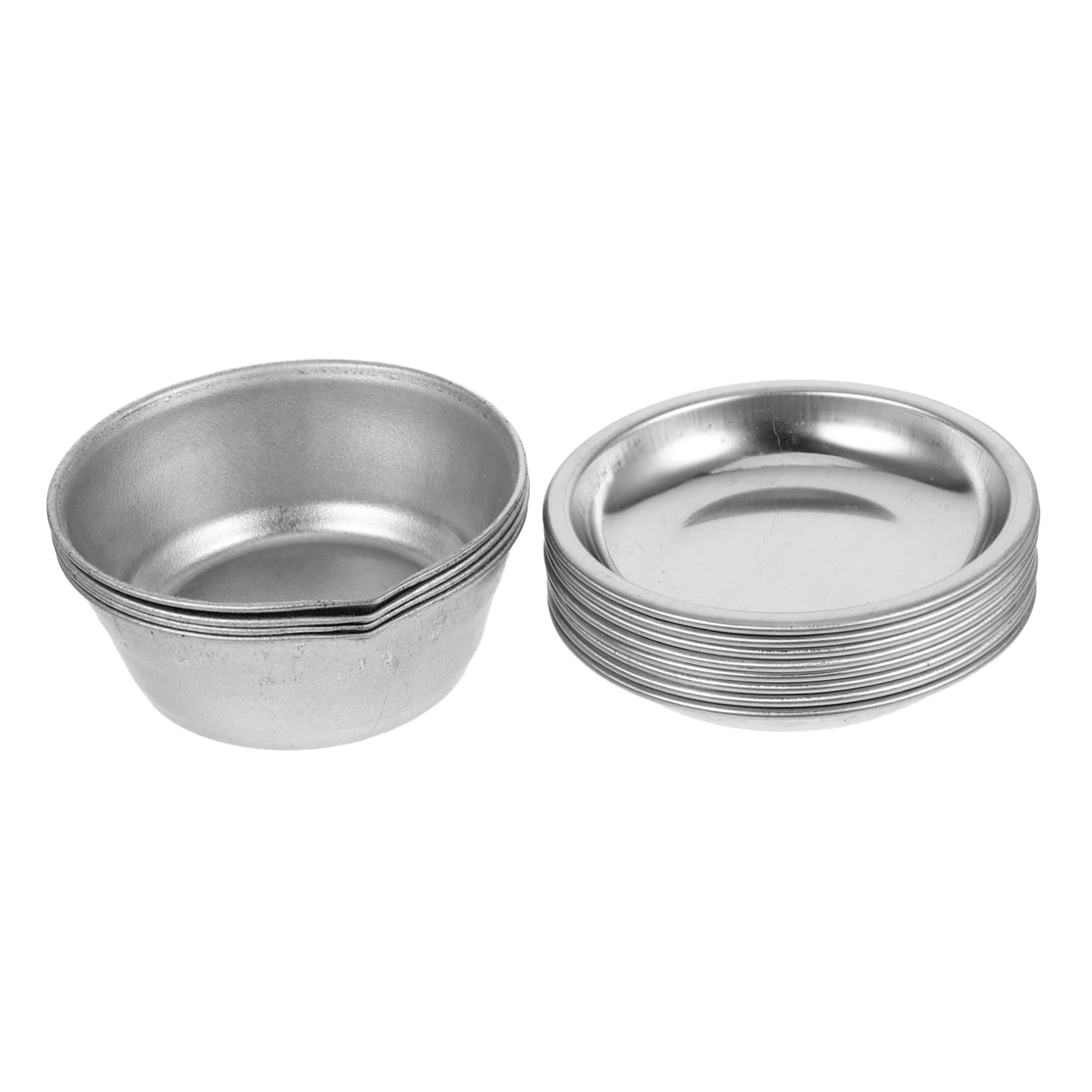 AGFELO Professional Model Makers Palette: Iron Paint Trays Round Mixing Palette Mini Paint Pallets Efficient Pouring Spout