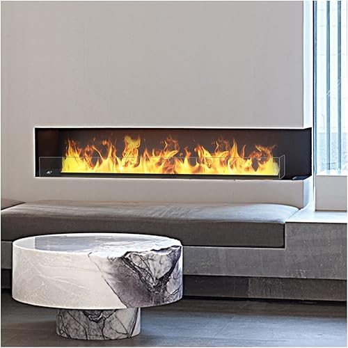 Chimenea electrónica para decorar chimenea eléctrica grande para interiores y exteriores, chimeneas de pantalla LCD automáticas, empotradas y disponible en Yaxa Colombia