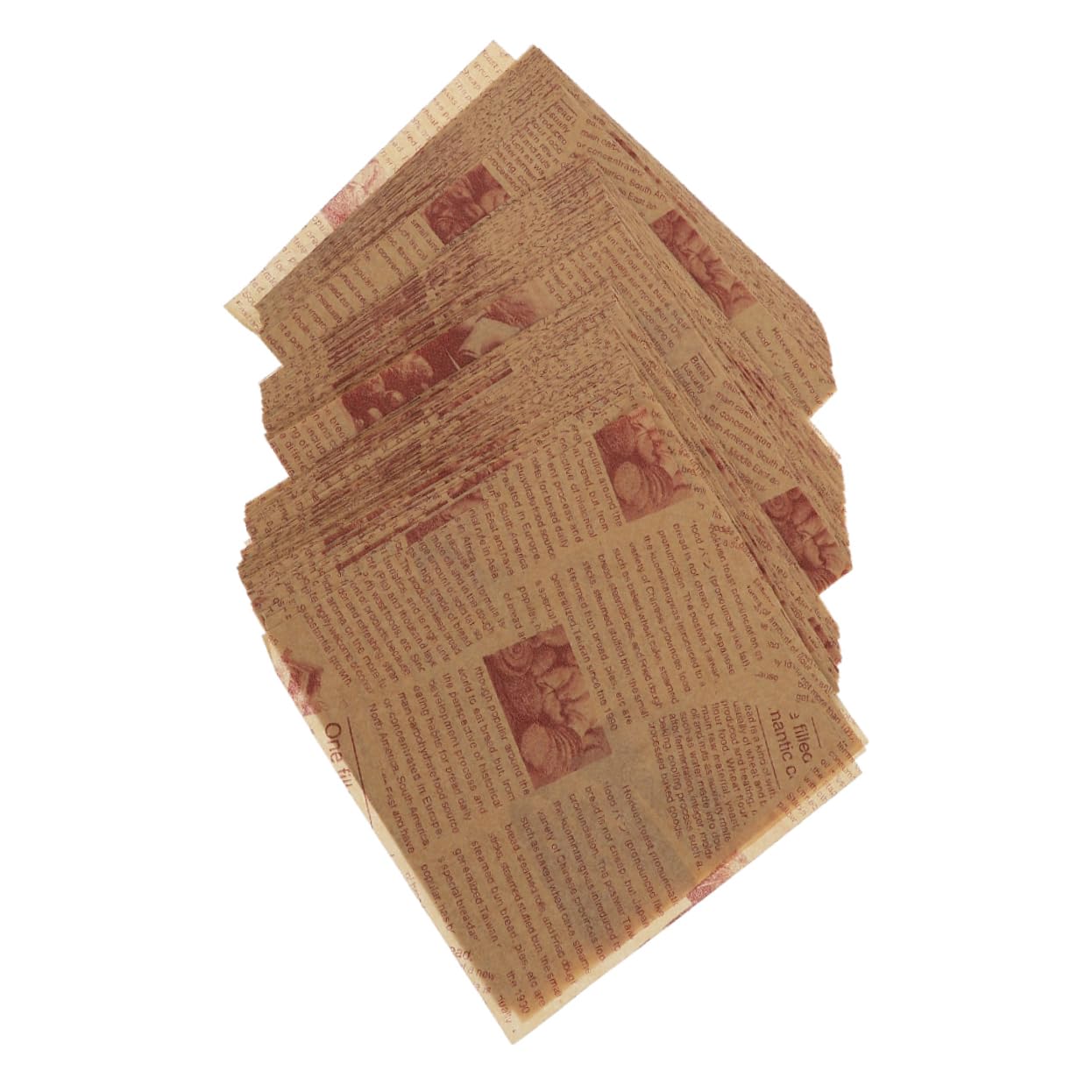 200 Stück Fettabweisendes Pergamentpapier 38x28 Cm Öl und Fettdichte Papiereinlagen für Heißluftfritteusen und Backofen zum Backen und Backzubehör