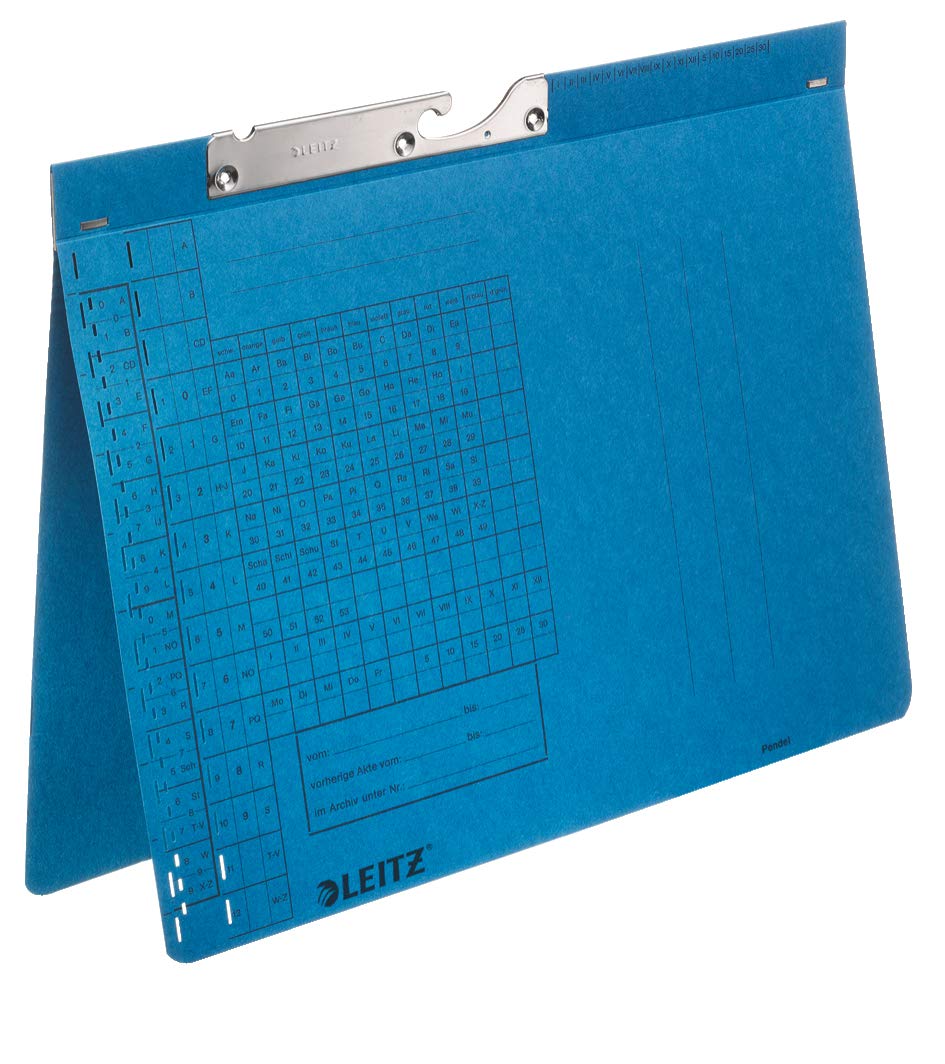 Esselte Leitz Cartella Sospesa a COMBI, Ufficio, commerciale, Manila cartone, Blu