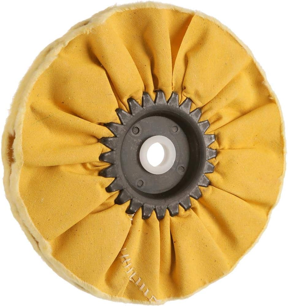 Woodstock D2515 6-Inch by 12 Ply by 1/2-Inch Hole Hard Airway Buffing Wheel