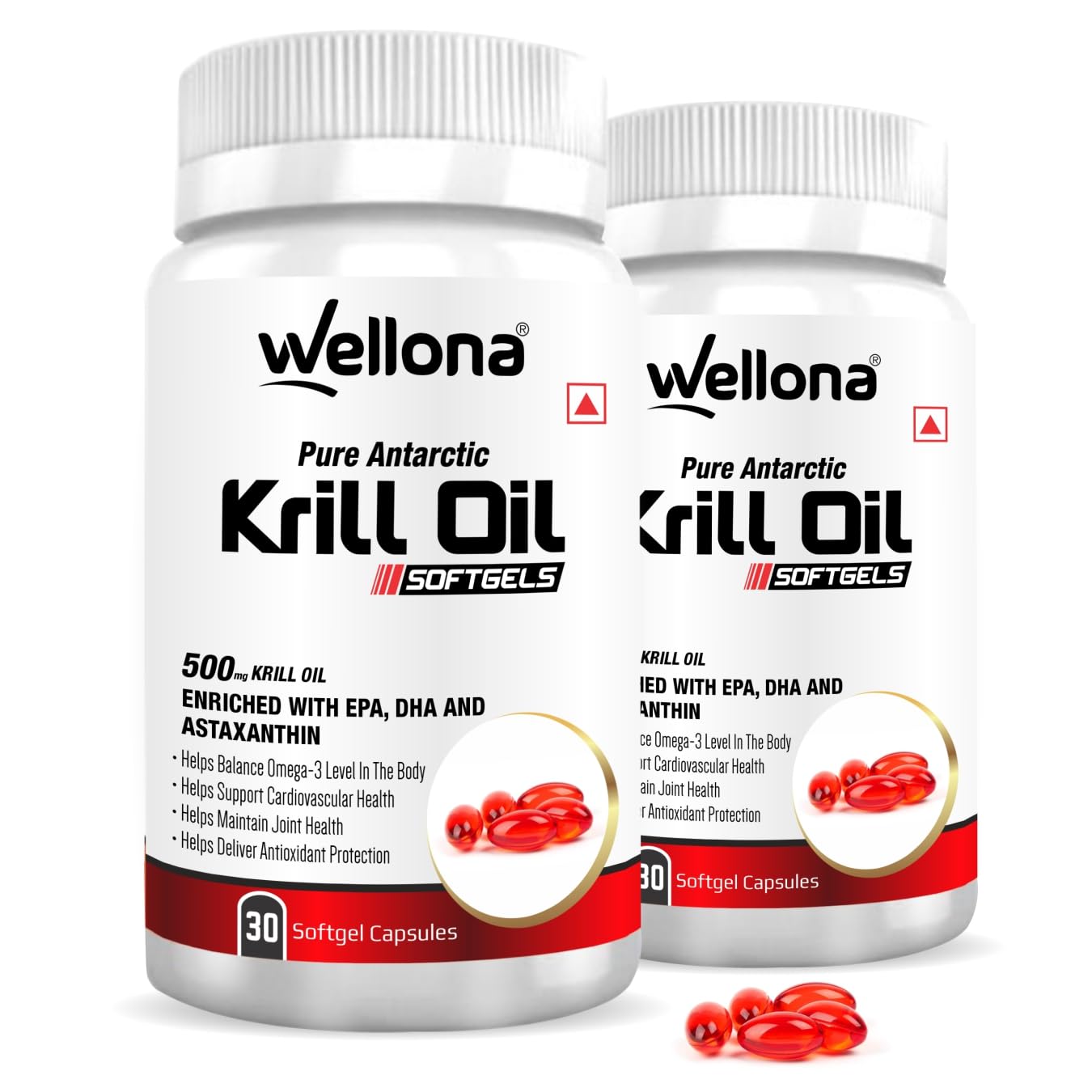 See full amazon price history chart for Wellona Pure Antarctic Krill Oil 500 mg | 100% Krill Oil Omega 3 Capsule, EPA & DHA with Marine Phospholipids & 2% Astaxanthin for Healthy Heart | 30 Softgels (Pack of 2) Wellona Pure Antarctic Krill Oil 500 mg | 100% Krill Oil Omega 3 Capsule, EPA & DHA with Marine Phospholipids & 2% Astaxanthin for Healthy Heart | 30 Softgels (Pack of 2) (B0C8PJBJ6G) Amazon Price History, Amazon Price Tracker