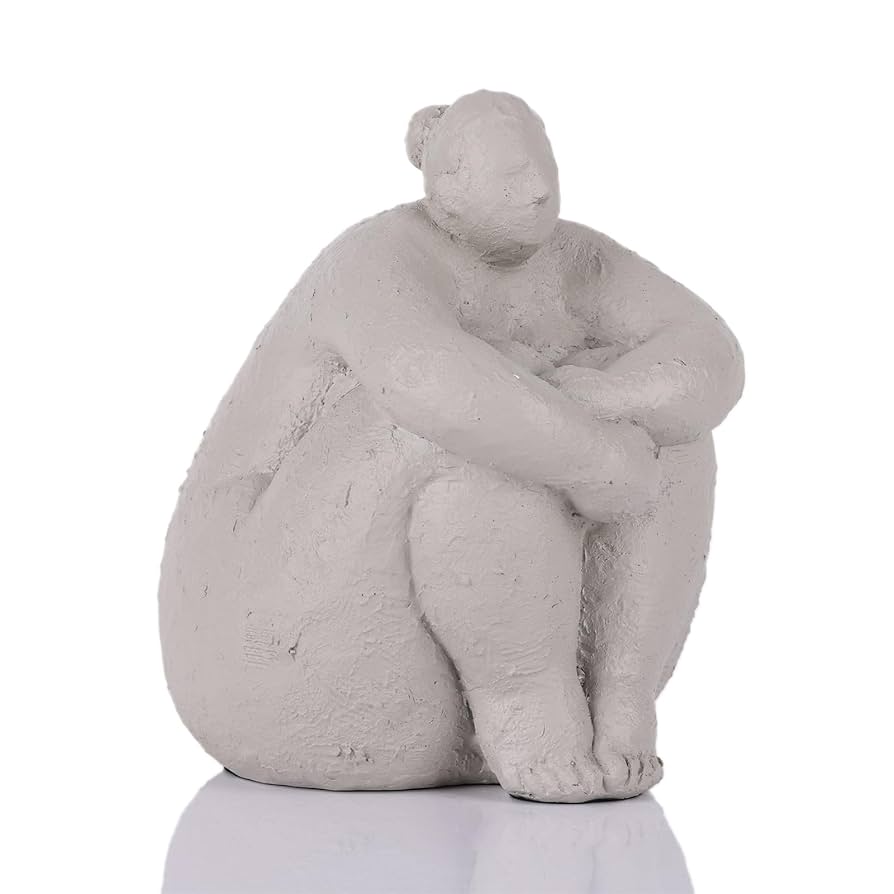 精彫美女美女ヨガ置物 Amazon.co.jp: ファットレディの置物、ヨガの置物、女性の置物