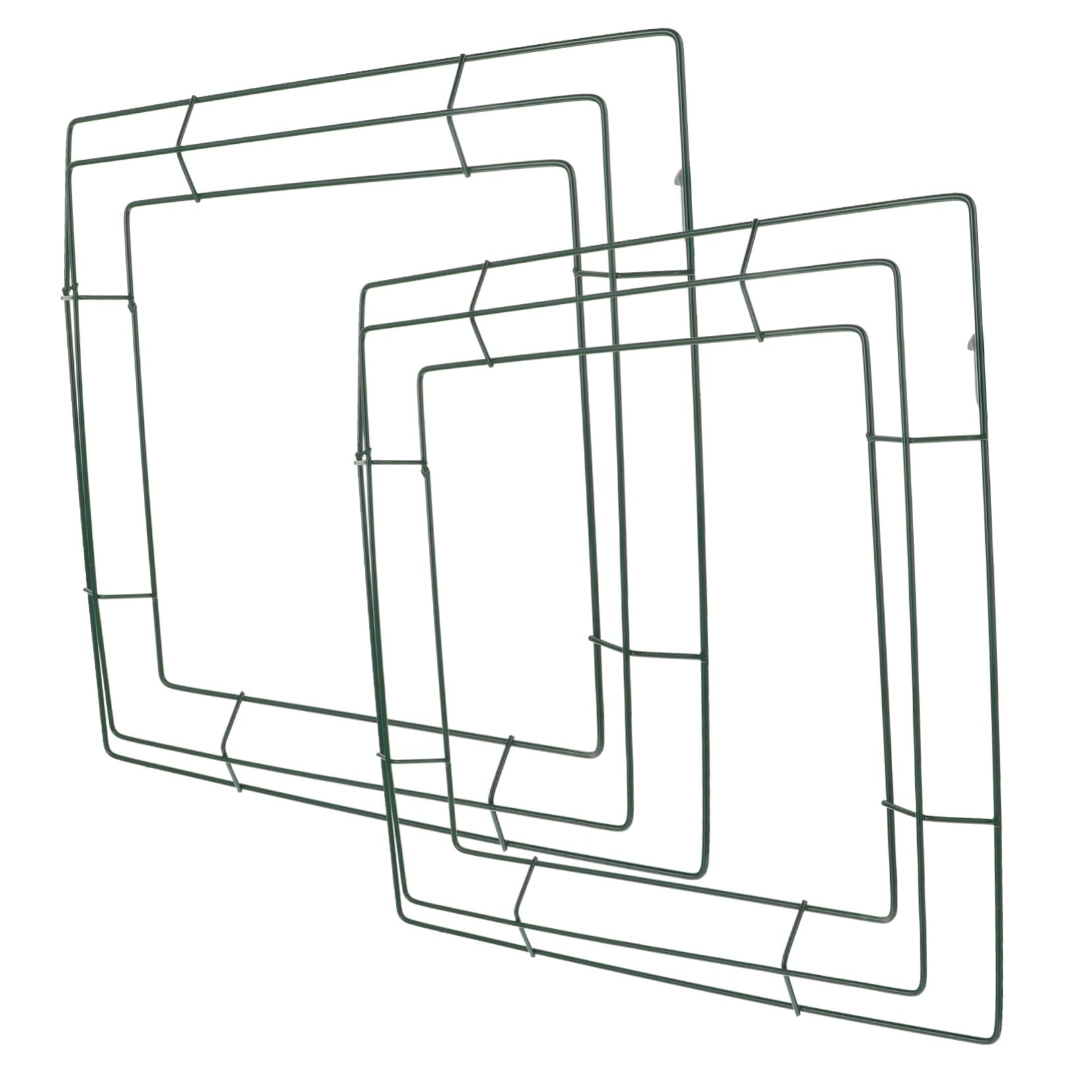 ERINGOGO 2pcs Iron Wreath Ring Wreath Frame DIY Wall Decor Ring for Home Festive Decor for Christmas Wedding Holiday Art