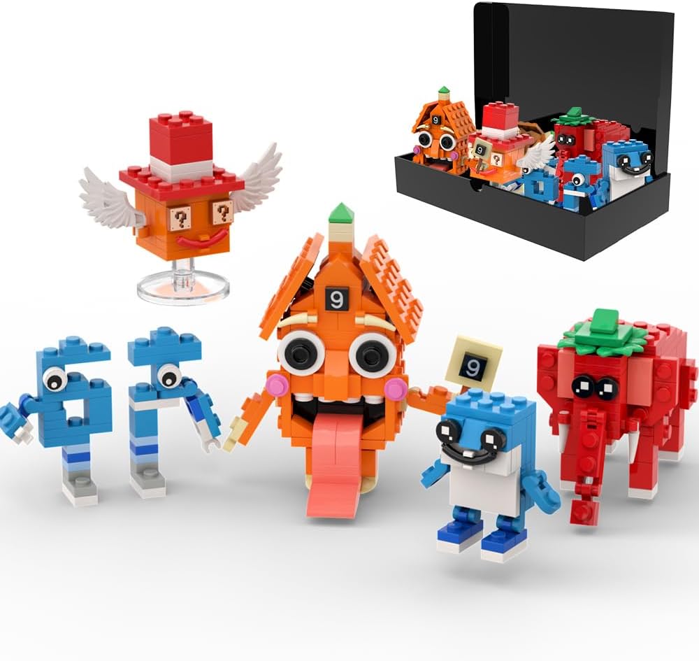 67 Meme Brainrot Building Blocks Set - 5-in-1 273-Pieces Brainrot Toys, STEM Construction Toy for Ages 14+, Cute Display Character Figures, Creative DIY Bricks, Desk Decor & Birthday Gift