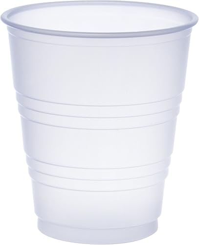 DART Y5 5 oz Trans Ribbed Wall PS Cup (caja de 2500), 2.9"