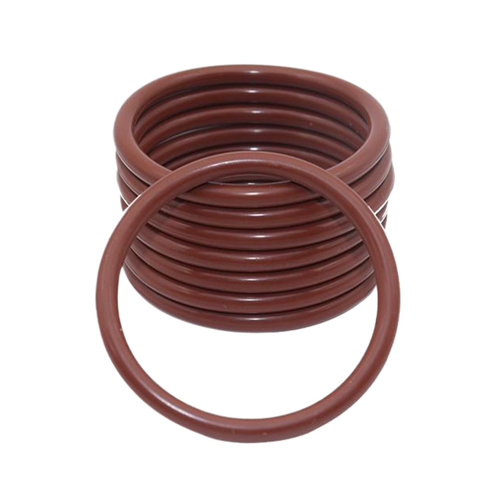 1 Piezas Flúor Caucho Tóricas Juntas, 672.86mm x 658.88mm x 6.99mm, Diámetro del cable 6.99 mm OD 672.86 mm, Marrón FKM Sello Junta para Maquinaria Plomería