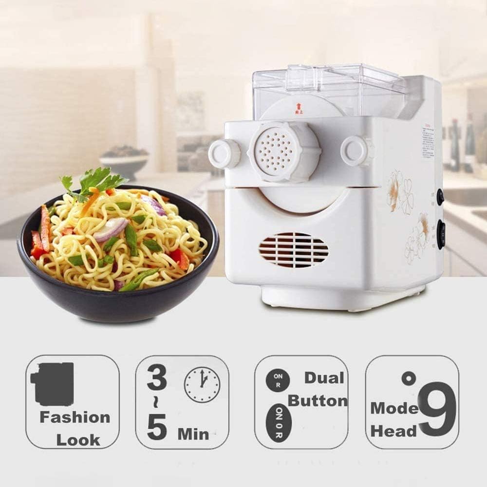 Amazon | 製麺機 自動製麺機 パスタマシン うどん製麺機 9種類の麺先