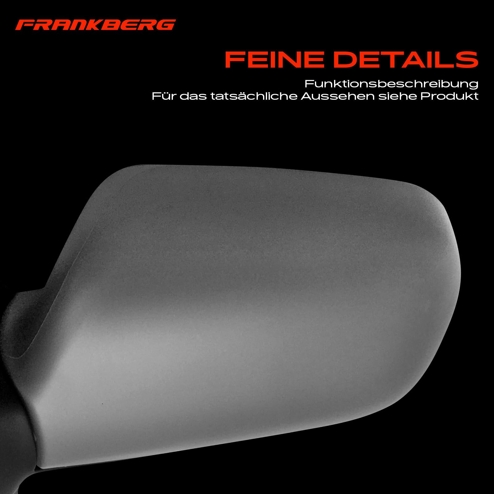 Frankberg Specchietto retrovisore esterno elettrico sinistro a 5 Poli | Compatibile con: Yaris P1