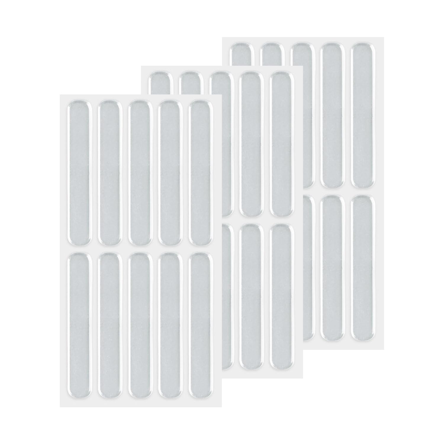 SYEYCW 30 Pcs Furniture Bumpers, Silicone Transparent Cabinet Door Bumpers Pads, Self Adhesive Drawers Silencer for Slamming, for Drawers, Doors, Shelves, Cupboard