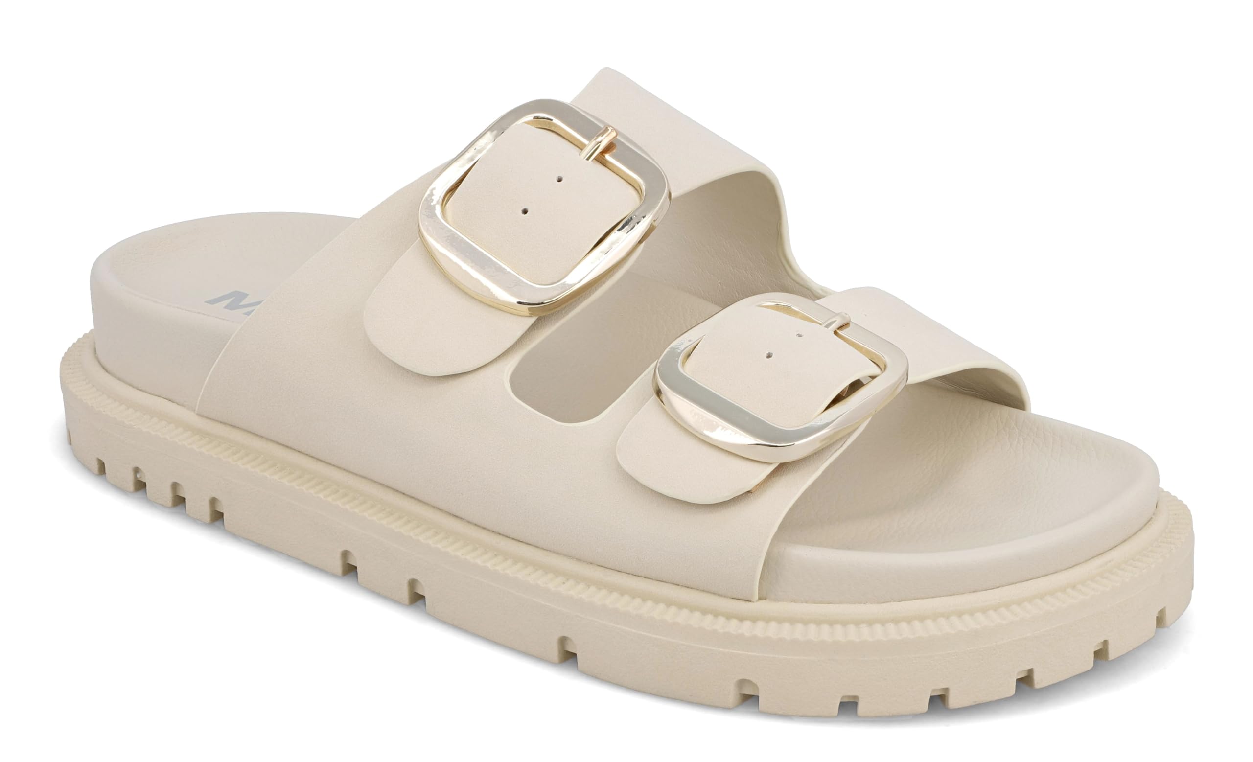 MIA Women's Gen Double Buckle Slide Sandals