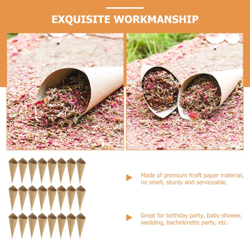 Cornets de charcuterie en papier kraft pour buffets de réception - 7