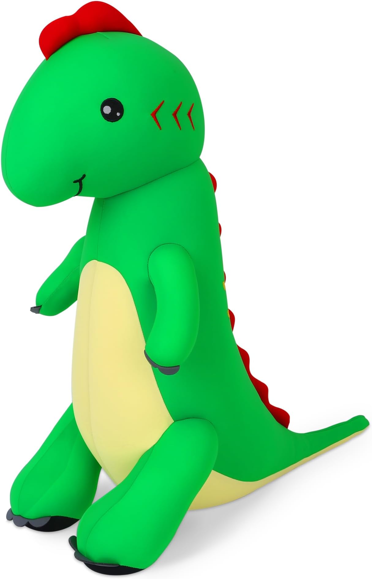 Dinosaur Stuffed Animal Plush Toy, 18inch Foam Particle Filling Green Dino Stuffed Toys Birthday Christmas for Kids Girls Boys