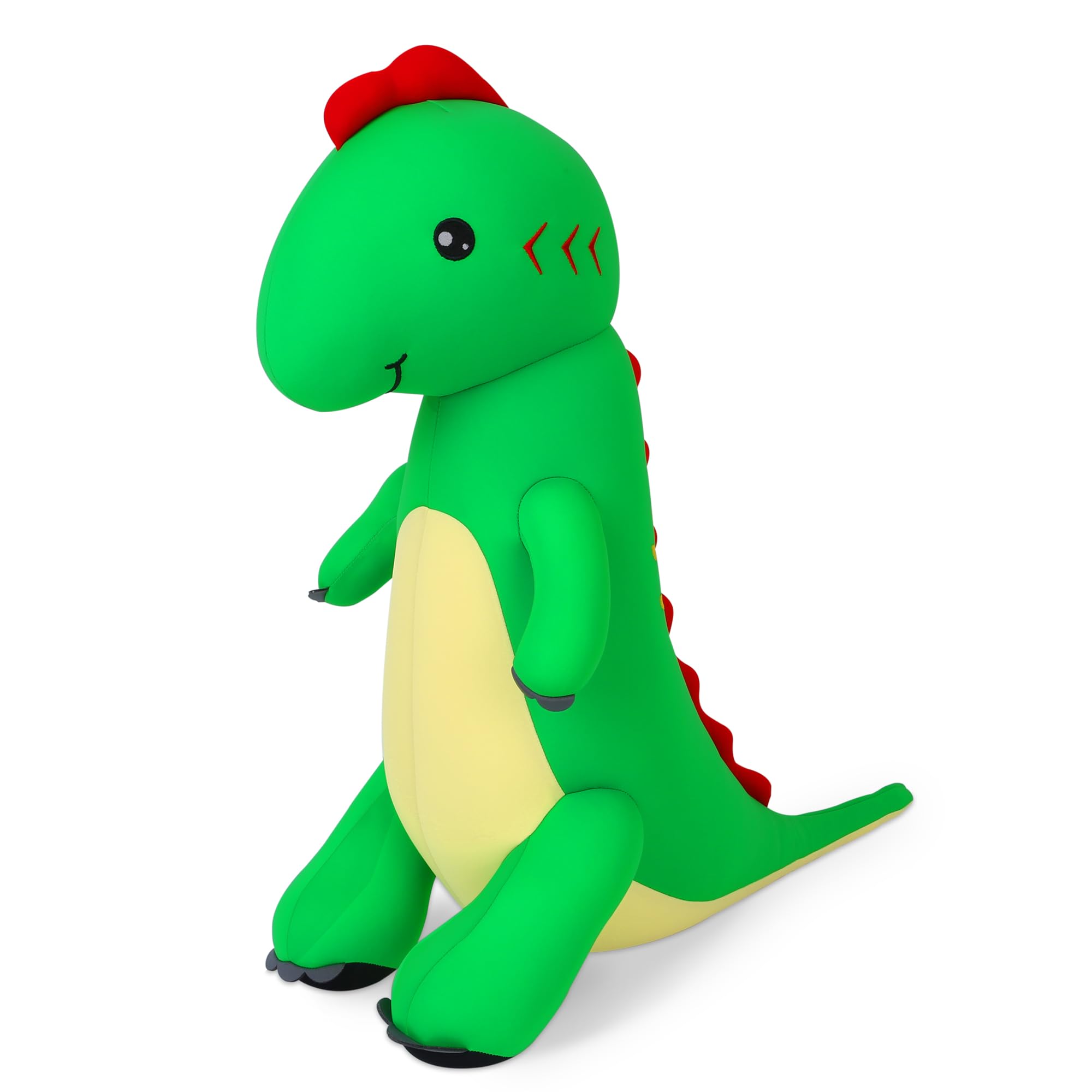 Dinosaur Stuffed Animal Plush Toy, 18inch Foam Particle Filling Green Dino Stuffed Toys Birthday Christmas for Kids Girls Boys