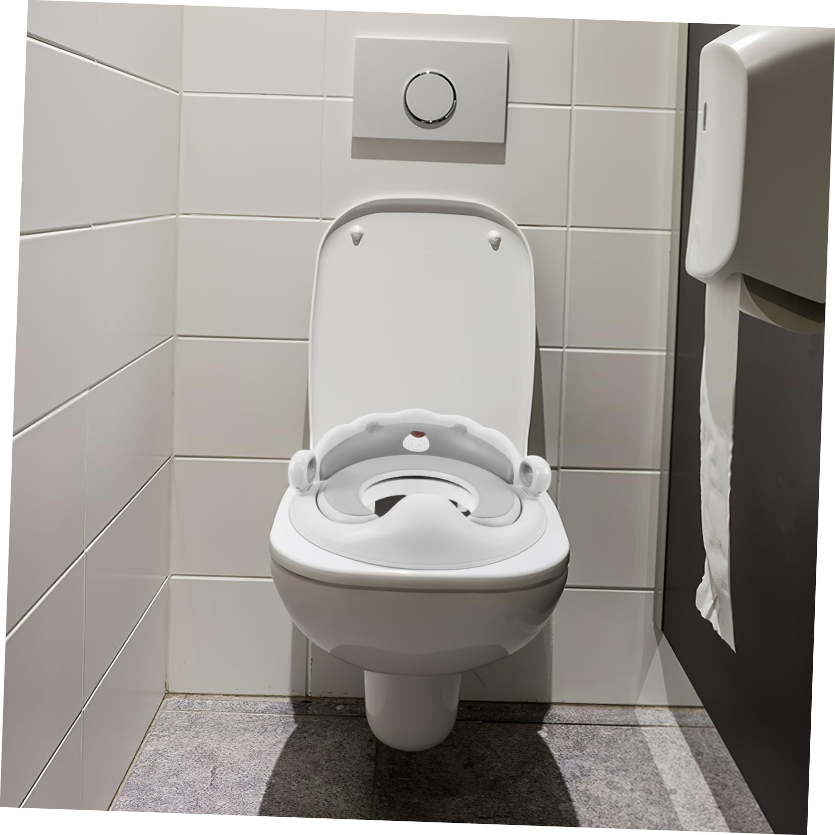 Toddmomy Asiento de Inodoro para Niños Asas Pp Fácil de Limpiar y Montar para Baño Doméstico