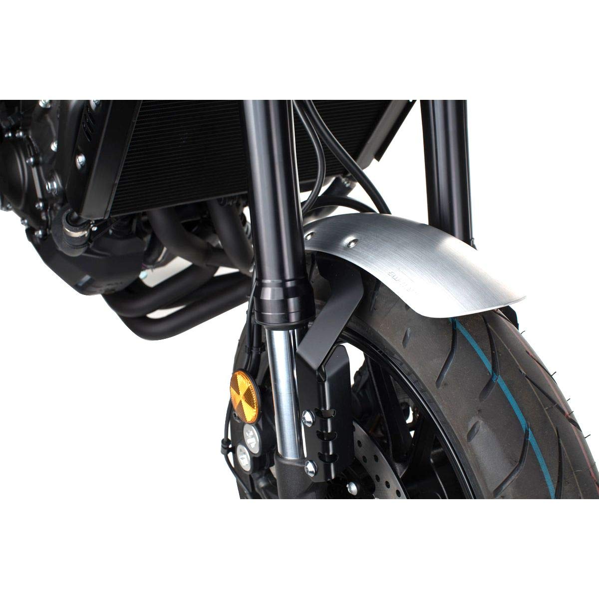 SW-MOTECHフロントフェンダー　SV650(2015〜)用 SW-MOTECH アルミ製 フロントフェンダー SV650 15- シルバー