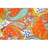 Tissus couture polyester noir imprimé rond rouge et motifs pied de poule Tissus couture polyester noir imprimé rond rouge et motifs pied de poule