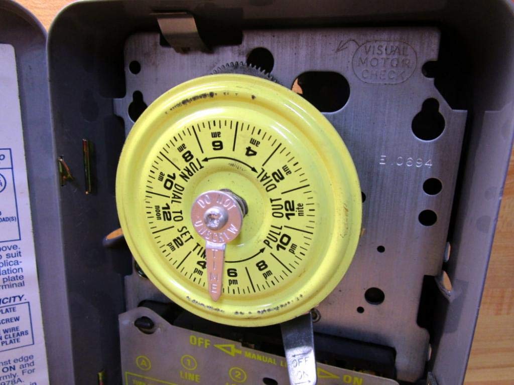 Electromechanical Timer, 24 Hour, Dpst