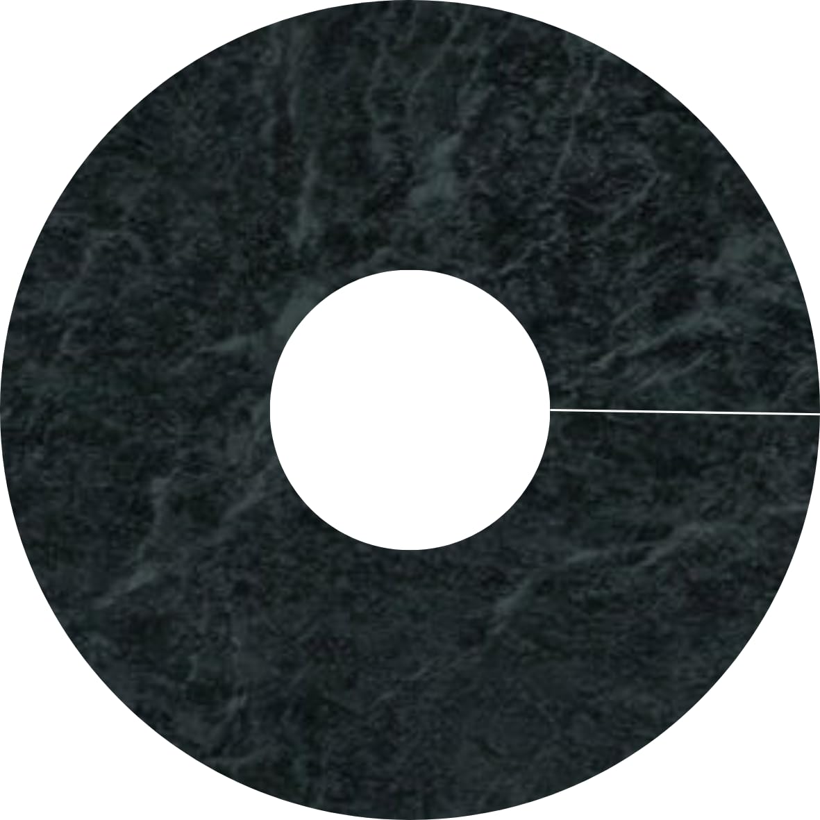 Self-Adhesive Radiator Pipe Covers, Collars, Surrounds, Rose 15mm for Laminate, Engineered, Vinyl Flooring (Slate Grey) โ image 1