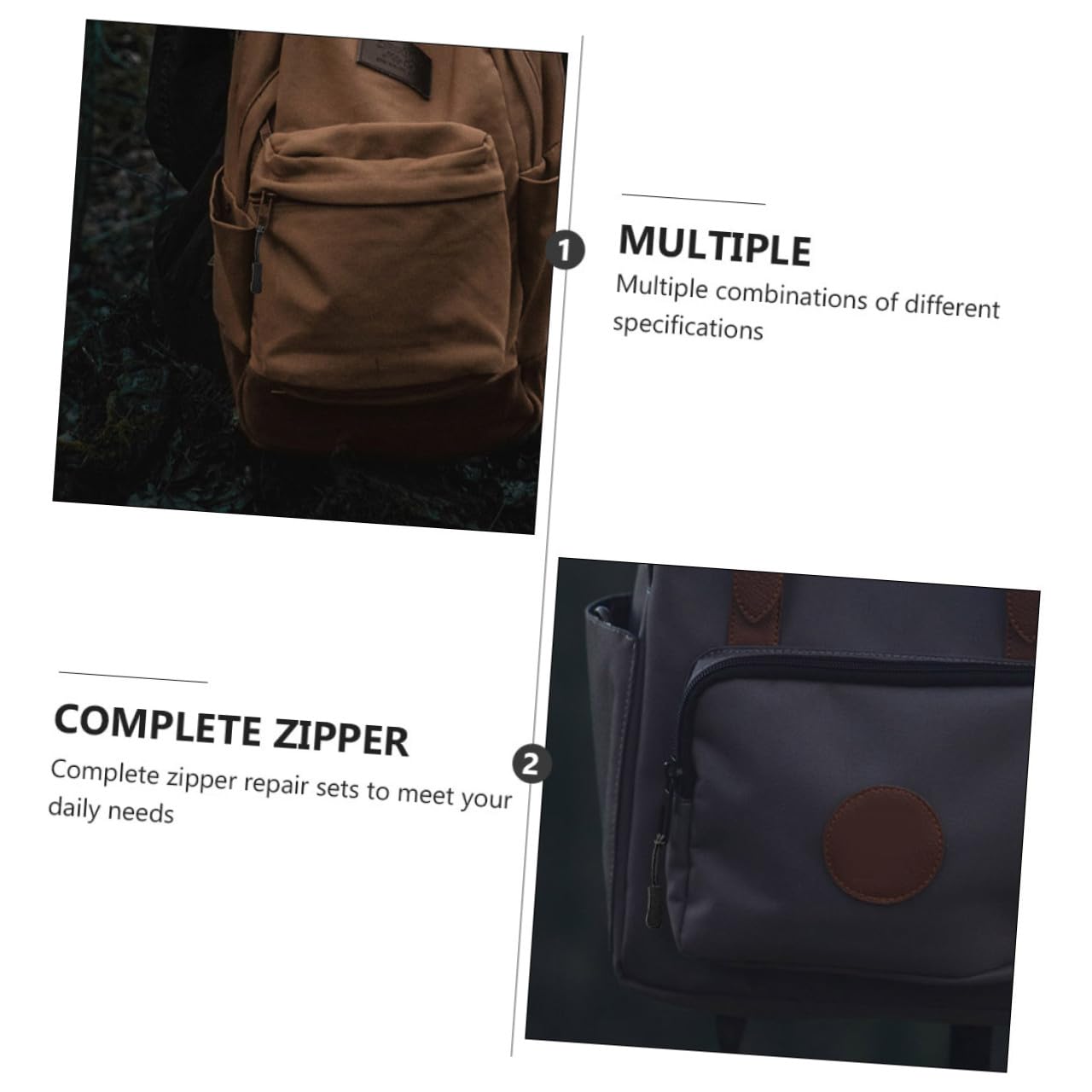 Holibanna 183 Stück Tlg Zipper Pull Kit Komplettes Reparaturset mit Zangen für Taschen Kleidung und Rucksäcke Einfache Anwendung für Defekte Reißverschlüsse