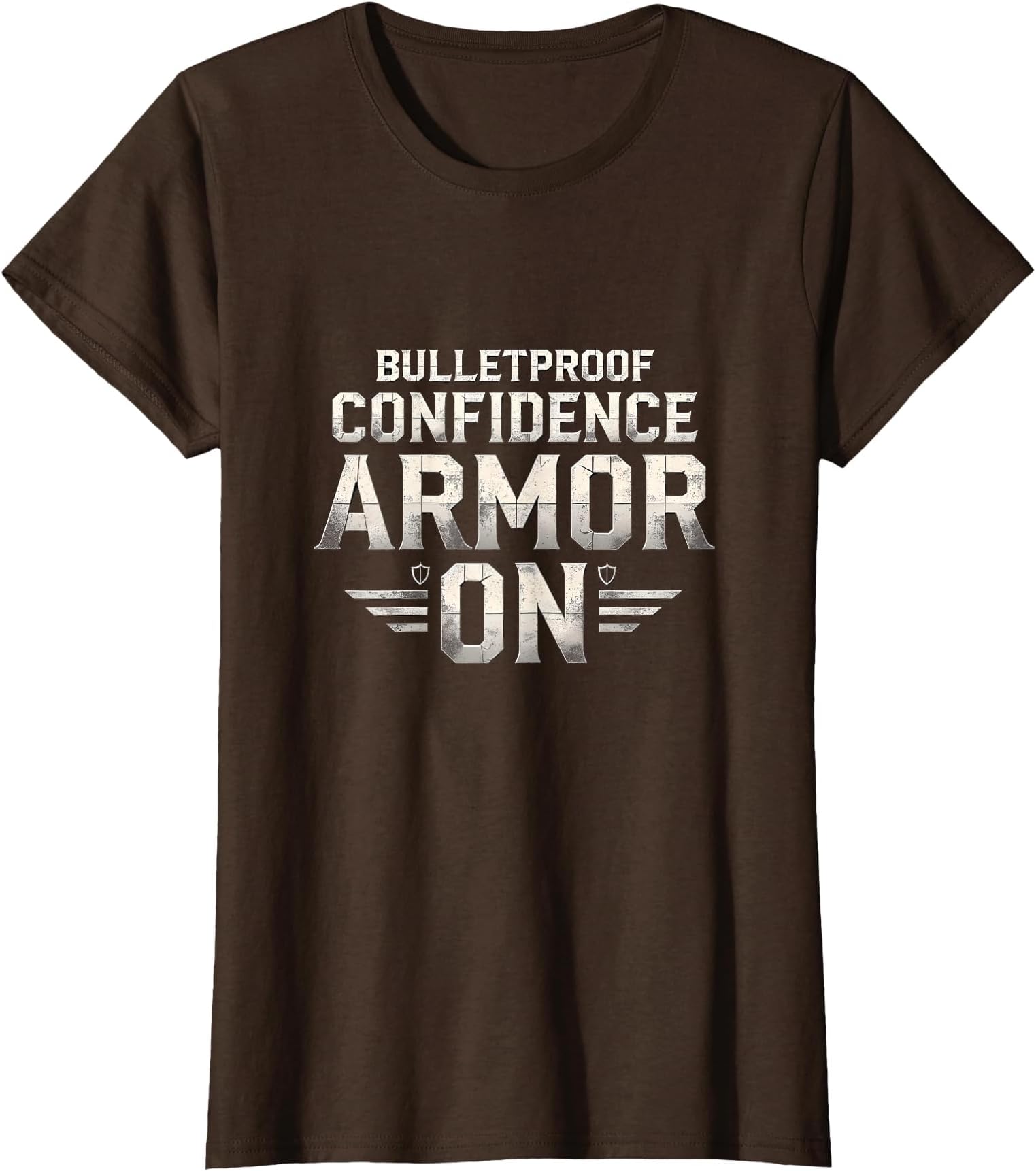 Bulletproof Confidence Armor On Empowerment Design T-Shirt