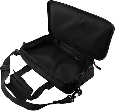 Guitar Effects Pedal Board Bag Portable Storage Carry Case, for Musicians Travel Oxford Cloth Protection Black 40x27x10cm34x18x7