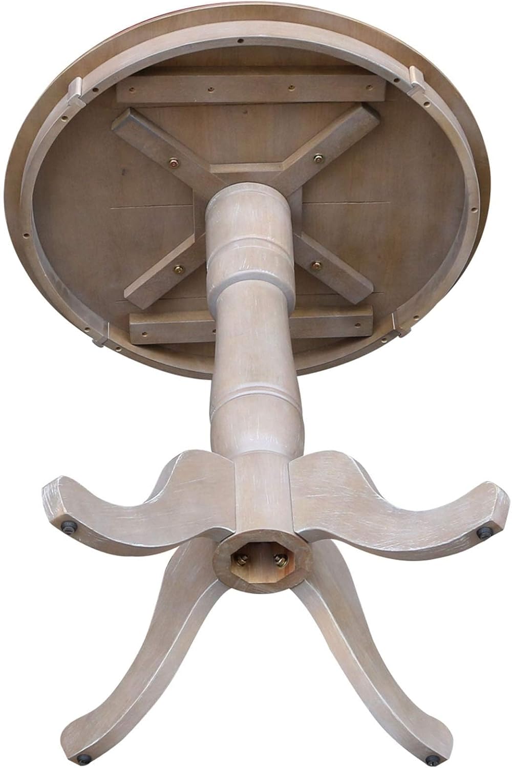 IC INTERNATIONAL CONCEPTS 30" Round Top Pedestal Table - 34.9" H