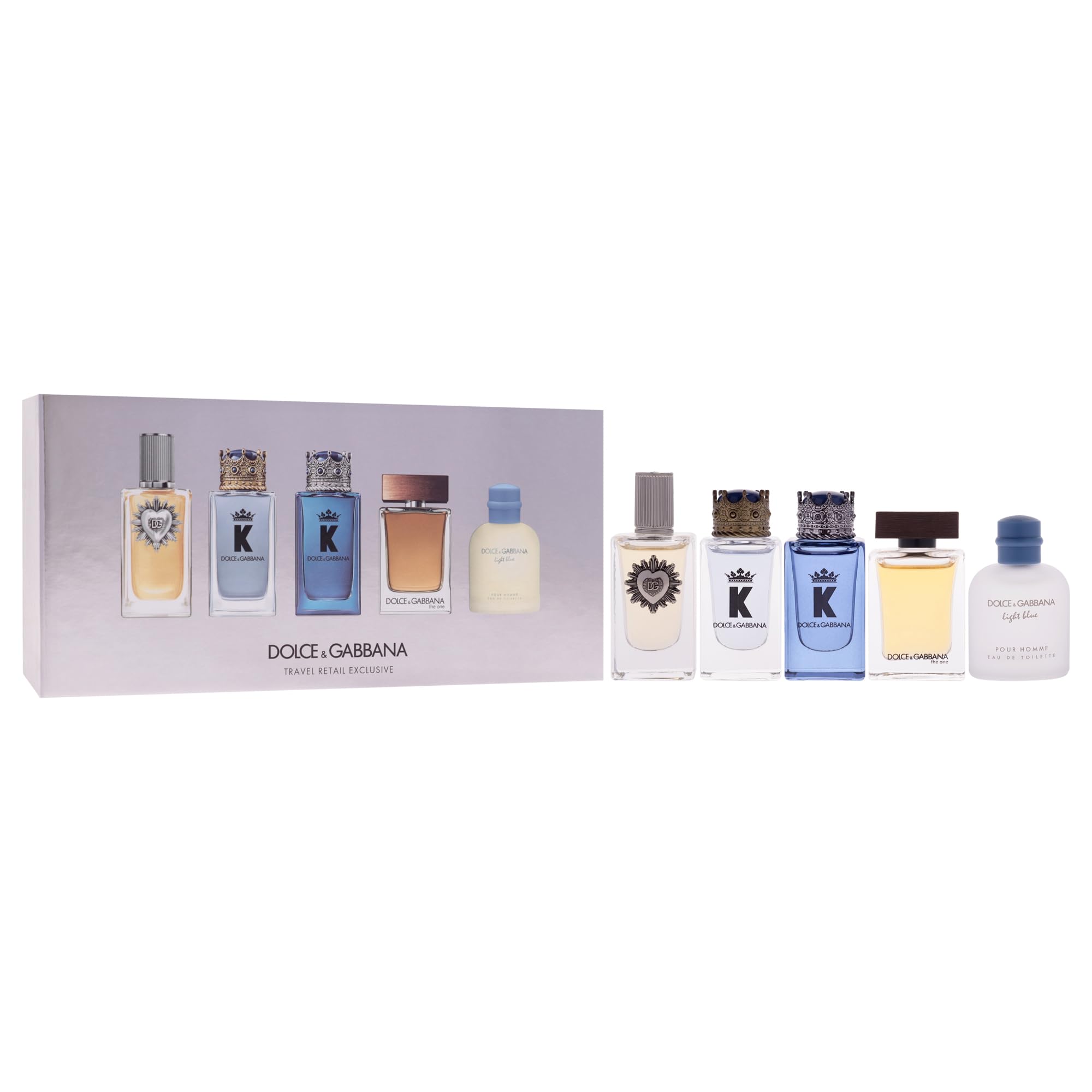 DOLCE&GABBANA 5点セット DOLCE & GABBANA Men's Mini Fragrance Set, 5 Piece Collection, Pour