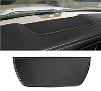 Vista 8 de Auovo Tapete para tablero para Dodge Ram Pickup 1500 2500 3500 2011-2018, accesorios de interior, tapete de goma con borde para tablero de automóvil