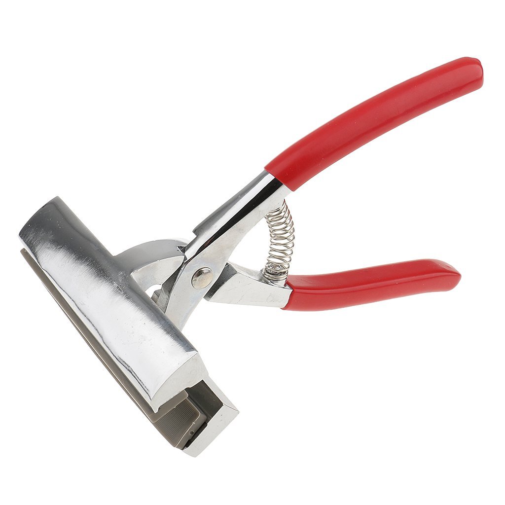 Pince à peinture à l'huile avec poignée rouge, pince à toile tendue, pince à tissu commandée, fournitures d'art, 12cm Pince à peinture à l'huile avec poignée rouge, pince à toile tendue, pince à tissu commandée, fournitures d'art, 12cm